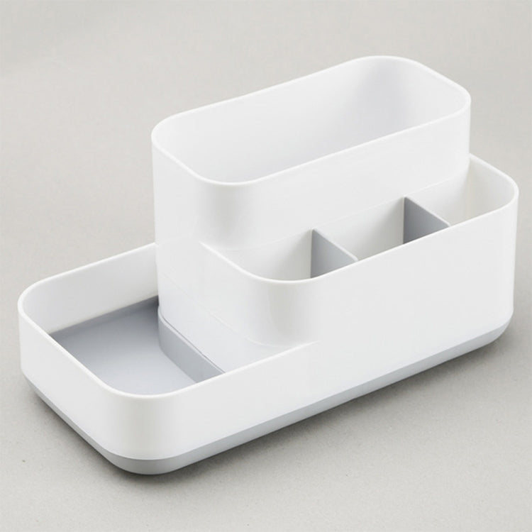 K204 Creative Plastic Detachable Grid Finishing Cosmetics Desktop Rack Storage Box(Gray)