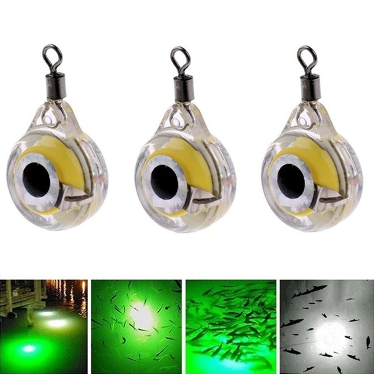 LED Lure Fish Lamp Fisheye Underwater Fish Lamp(Green)