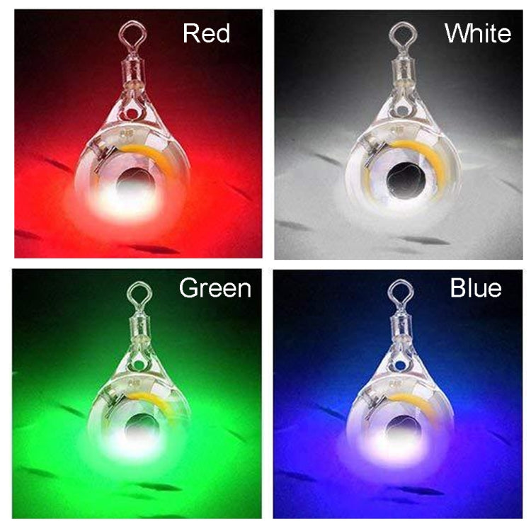 LED Lure Fish Lamp Fisheye Underwater Fish Lamp(Green)