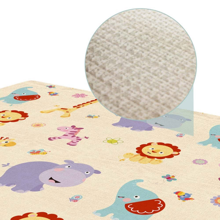 Baby Children Cartoon Thick Folding Comfortable Crawling Mat Game Pad(Animal + Transportation)