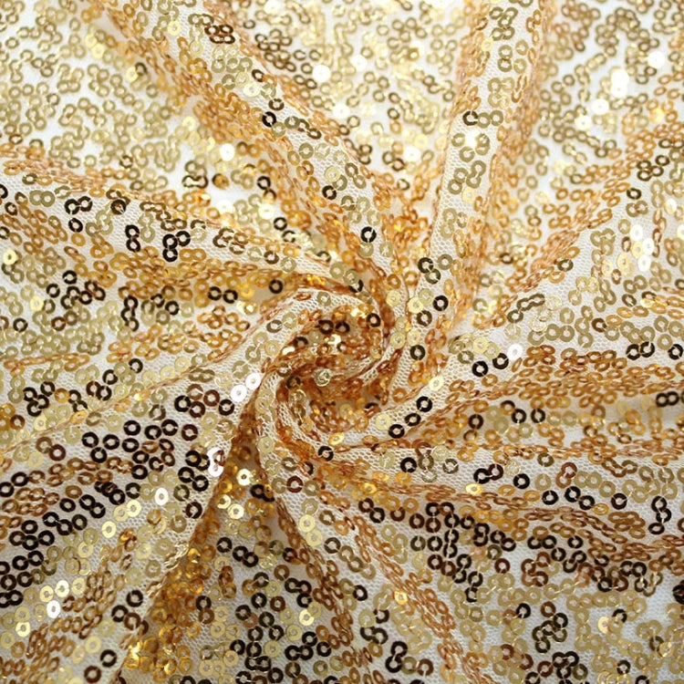 2 PCS Round Table Decoration Cloth Hotel Wedding Banquet Decoration Embroidered Sequin Tablecloth, Size:60cm(Big red)