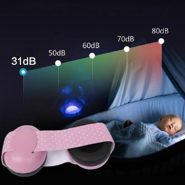 Newborn Baby Adjustable Elastic Earmuffs(Pink)