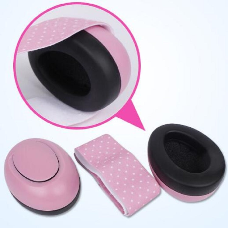 Newborn Baby Adjustable Elastic Earmuffs(Pink)