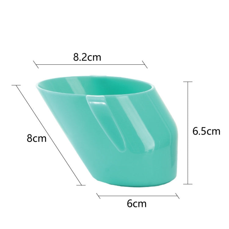 Baby Drinking Mouthwash Learning Cup Oblique Mouth Child Drinking Training Cup(Lavender Purple)