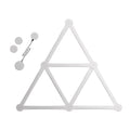 JSK-P22 Smart RGB Mosaic Light Rhythm Light Support Amazon Alexa / Google Assistant /DuerOS UK Plug(White)