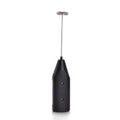 Electric Milk Coffee Whisk Household Mini Semi-Automatic Cream Blender(Black)