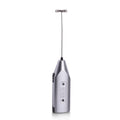 Electric Milk Coffee Whisk Household Mini Semi-Automatic Cream Blender(Silver)