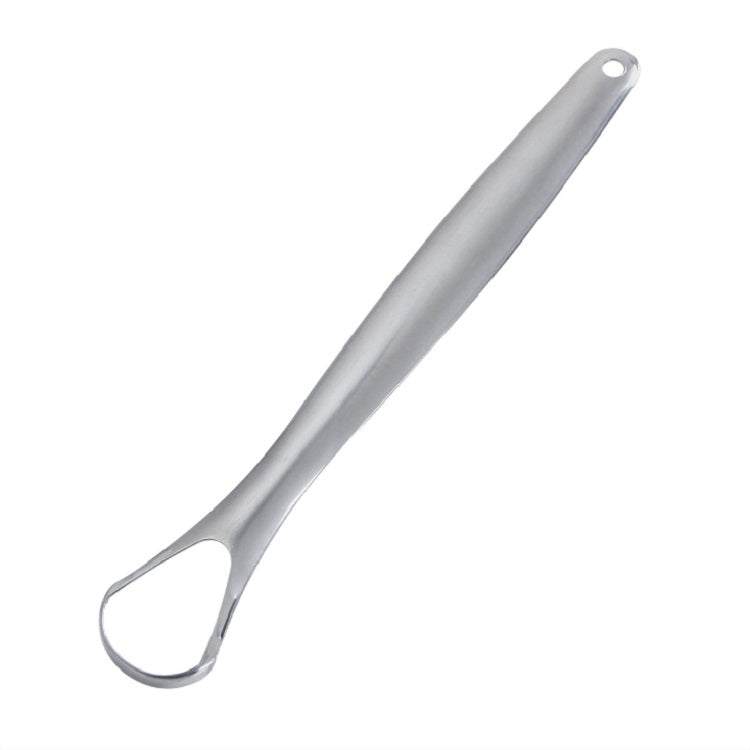 Oral Cleaning Stainless Steel Tongue Scraper, Specification:14.6 × 2.4 cm
