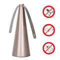 Multifunctional Fan Blade Automatic Fly Catcher Mosquito Repellent Fan, Size: 9x9x25cm (Gold)