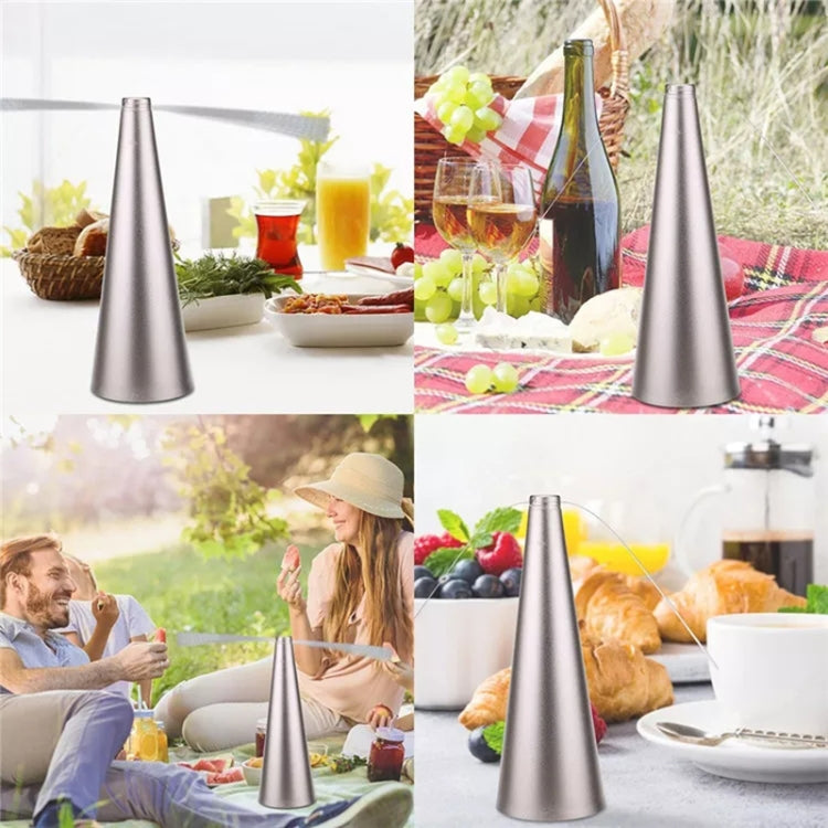 Multifunctional Fan Blade Automatic Fly Catcher Mosquito Repellent Fan, Size: 9x9x25cm (Gold)