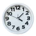 Round 12cm Candy Color Stereo Digital Silent Alarm Clock Children Student Alarm Clock(White)