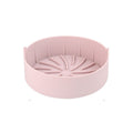 Air Fryer Silicone Grill Pan Accessories, Size: Round 16 cm(Pink)