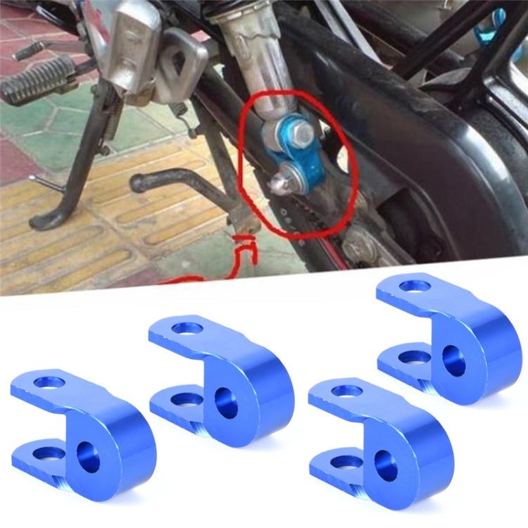2 Pairs Shock Absorber Extender Height Extension for Motorcycle, Size: Small(Blue)