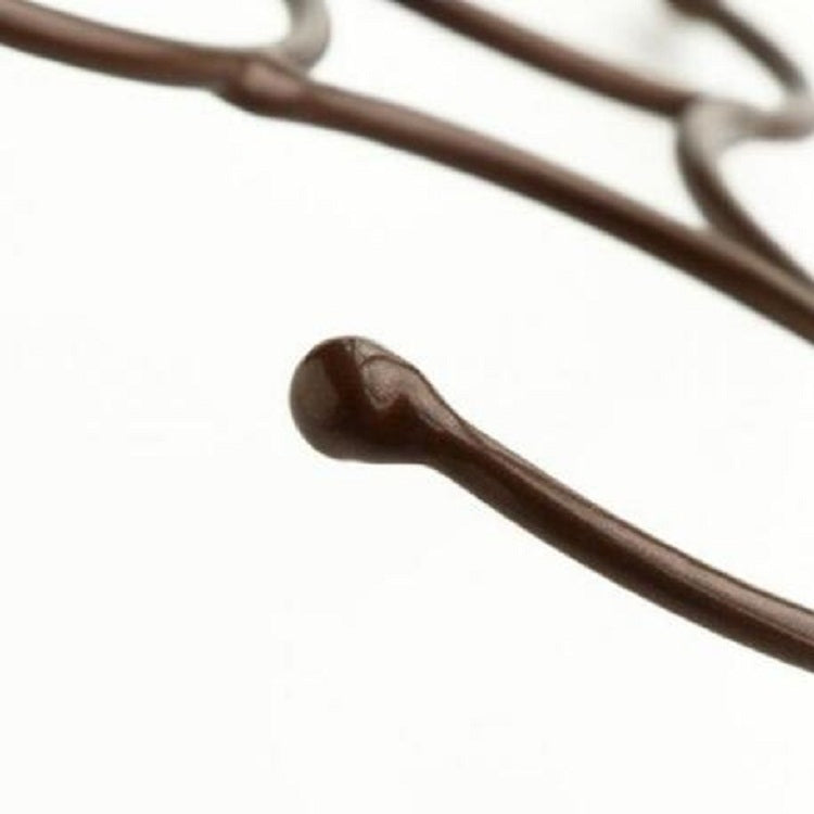 Multi-Circle Hook Hanging Hanging Scarf Belt Scarf Tie Hanger Rack, Size:50.5x20.5cm(Black)