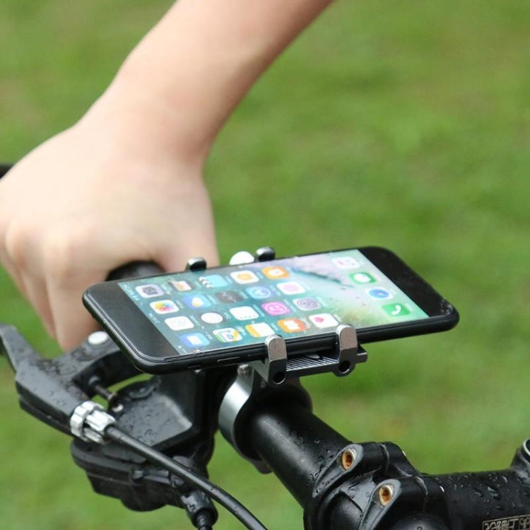 G-81 Bicycle Aluminum Alloy Mobile Phone Navigation Bracket Riding Equipment(Red)