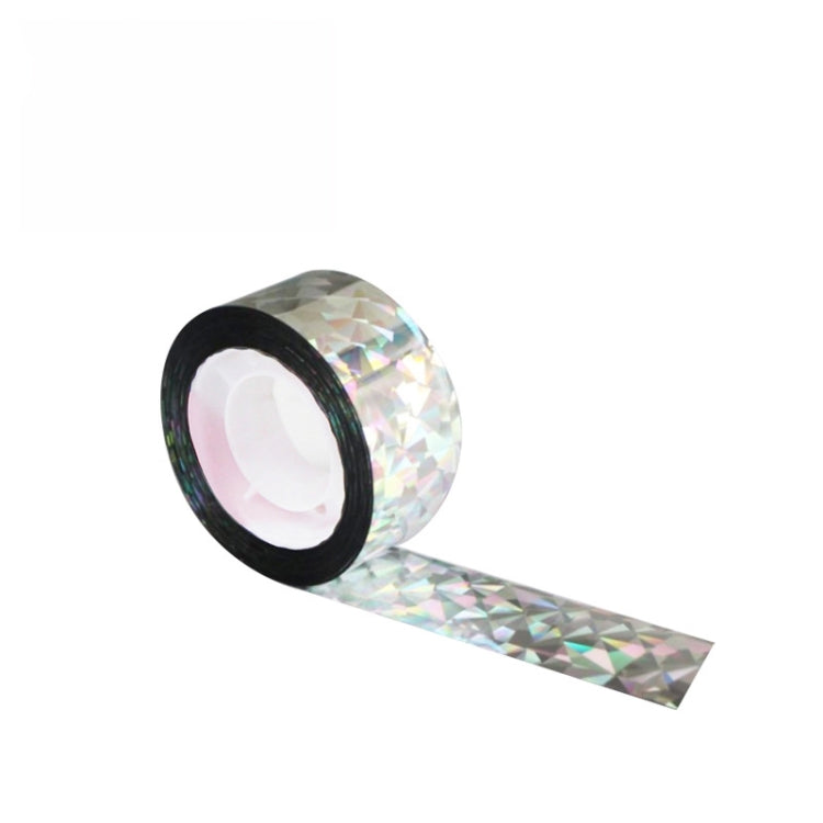 2.4 x 100m Double-sided Reflective Bird Repeller Ribbon Bird Chaser Garden Tool(Laser Floral)