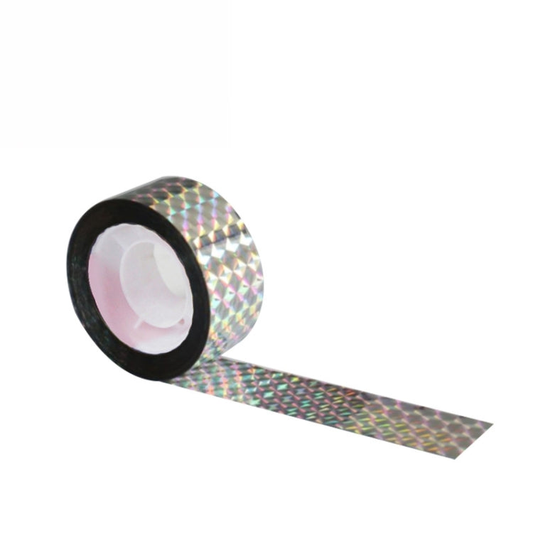 2.4 x 100m Double-sided Reflective Bird Repeller Ribbon Bird Chaser Garden Tool(Laser Frid)