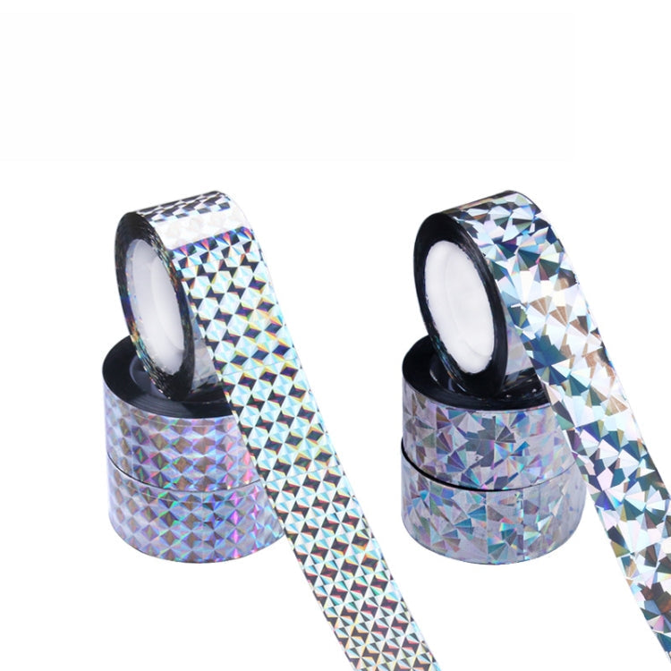 4.8 x 80m Double-sided Reflective Bird Repeller Ribbon Bird Chaser Garden Tool(Laser Frid)