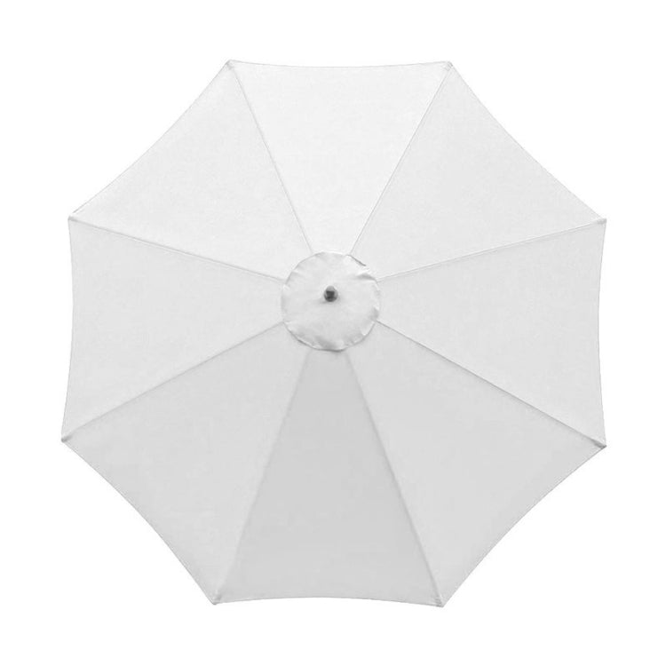 Polyester Parasol Replacement Cloth Round Garden Umbrella Cover, Size: Diameter 3m 8 Ribs(Creamy-white)