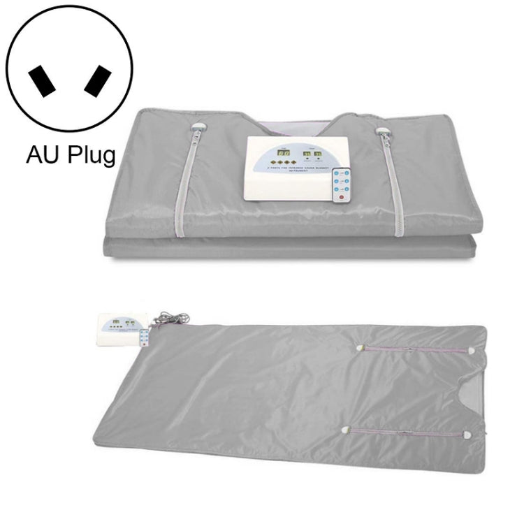 Infrared Far-ray Sweat Steaming Zipper Space Blanket Household Whole Body Dehumidifier, Colour:Silver(AU Plug)