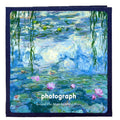 Art Retro DIY Pasted Film Photo Album Family Couple Commemorative Large-Capacity Album, Colour:18 inch Water Lilies(20 White Card Inner Pages)