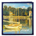 Art Retro DIY Pasted Film Photo Album Family Couple Commemorative Large-Capacity Album, Colour:18 inch Bridge Of Argenteuil(20 White Card Inner Pages)
