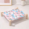 47x52cm Four Seasons Universal Removable And Washable Pet Bed Pet Nest, Style:Small Color Triangle