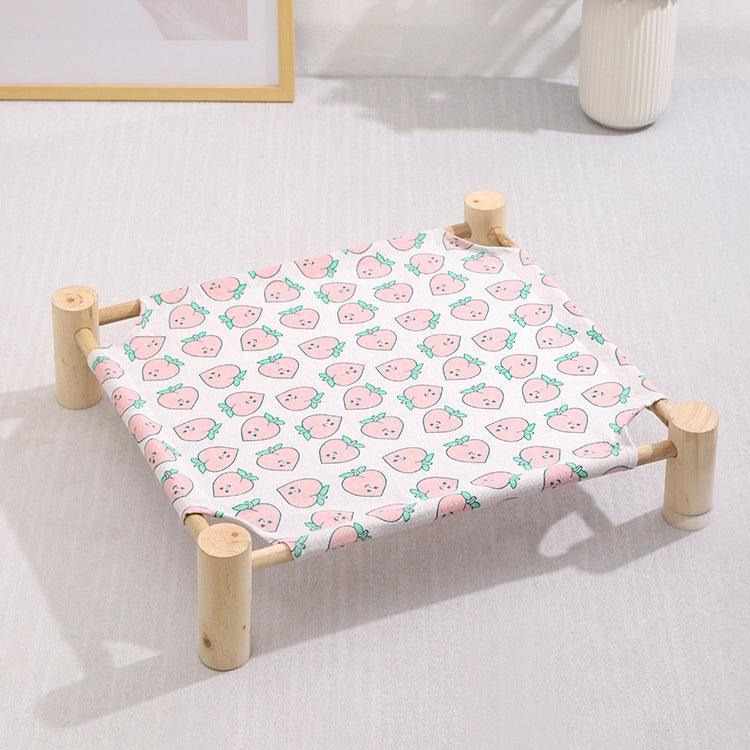 47x52cm Four Seasons Universal Removable And Washable Pet Bed Pet Nest, Style:Small Peach