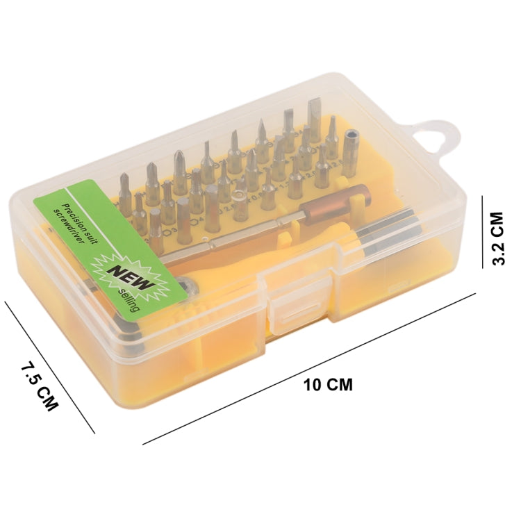 32-in-1 CRV Steel Mobile Phone Disassembly Repair Tool Multi-function Combination Screwdriver Set(Red)