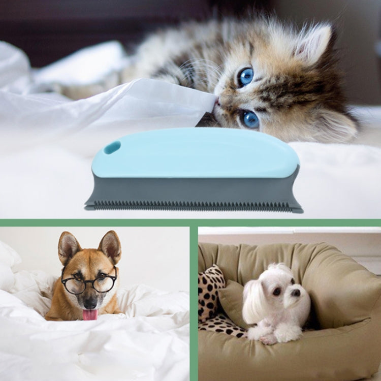 Multifunctional Pet Dog Cat Hair Cleaning Brush Cleaner(Dark Blue)