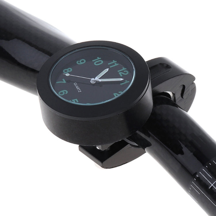 Motorcycle Bike Modified Handlebar Clock Watch(White)