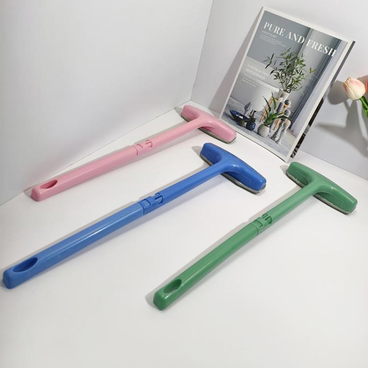 Long Handle Detachable Screen Brush Anti-theft Net Cleaner Multifunctional Dust Removal Groove Screen Cleaning Brush(Blue)