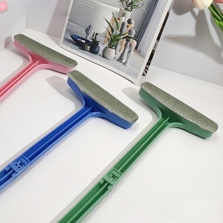 Long Handle Detachable Screen Brush Anti-theft Net Cleaner Multifunctional Dust Removal Groove Screen Cleaning Brush(Blue)