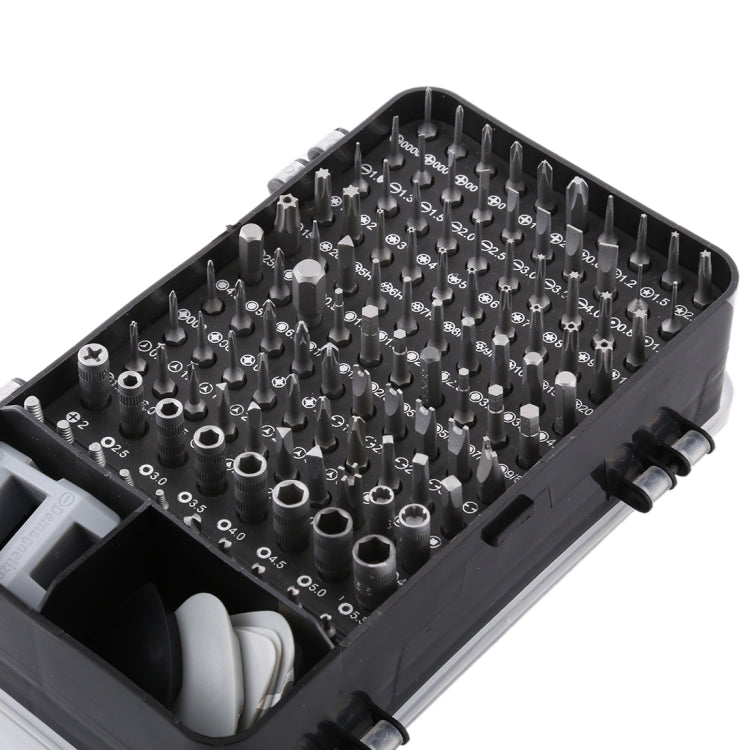 135 in 1 DIY Mobile Phone Disassembly Tool Clock Repair Multi-function Tool Screwdriver Set(Black Gray)