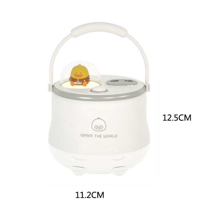 F08 Wired Water Replenishing Double Spray Humidifier LED Night Light Humidifier(Green)