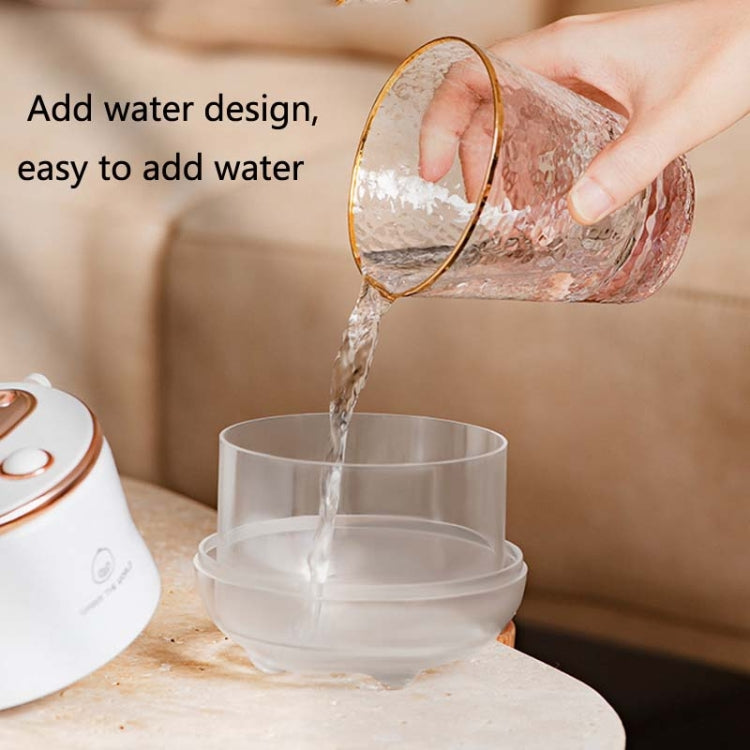 F08 Wired Water Replenishing Double Spray Humidifier LED Night Light Humidifier(Green)