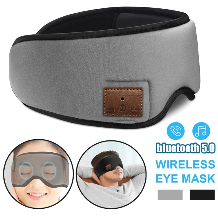VG014 Detachable Bluetooth Smart Eye Mask Travel Nap Music Sleep Mask(Gray)