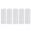 5PCS Acrylic Guitar Slide Tube Folk Slide Block, Size:28mm(Transparent)