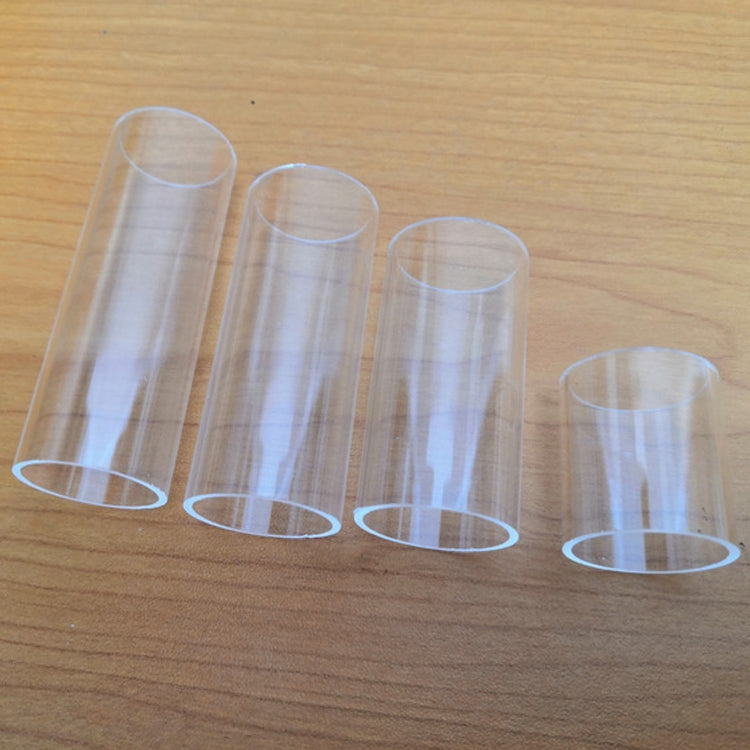 5PCS Acrylic Guitar Slide Tube Folk Slide Block, Size:51mm(Transparent)