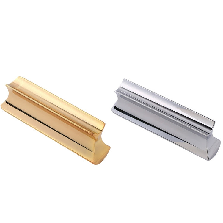 Metal Zinc Alloy Solid Guitar Slider Folk Slide Block, Size:70mm(Gold)