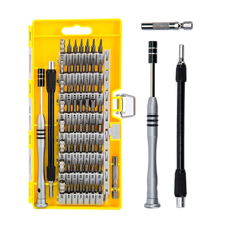 Portable Cloth Bag Mobile Phone Disassembly Maintenance Tool Multi-function Combination Tool Screwdriver Set(Yellow)