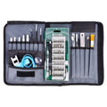 Portable Cloth Bag Mobile Phone Disassembly Maintenance Tool Multi-function Combination Tool Screwdriver Set(Green)