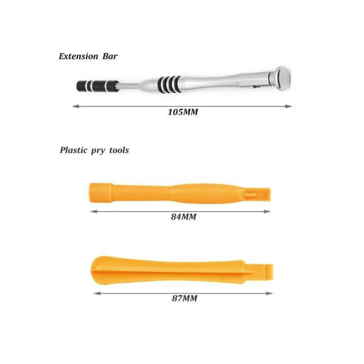 110 in 1 Watch Mobile Phone Disassembly Maintenance Tool Multi-function Chrome Vanadium Steel Screwdriver Set(Blue)