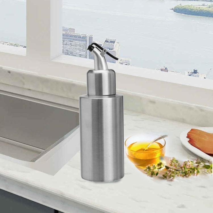 Cylindrical Seasoning Bottle Stainless Steel Oil Pot, Capacity:350 ml(B)
