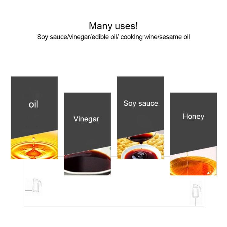 Cylindrical Seasoning Bottle Stainless Steel Oil Pot, Capacity:550 ml(B)