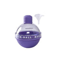 2PCS Home Whiskey Bulb Ice Ball Ice Cube Silicone Mold With Funnel(Lavender Purple)