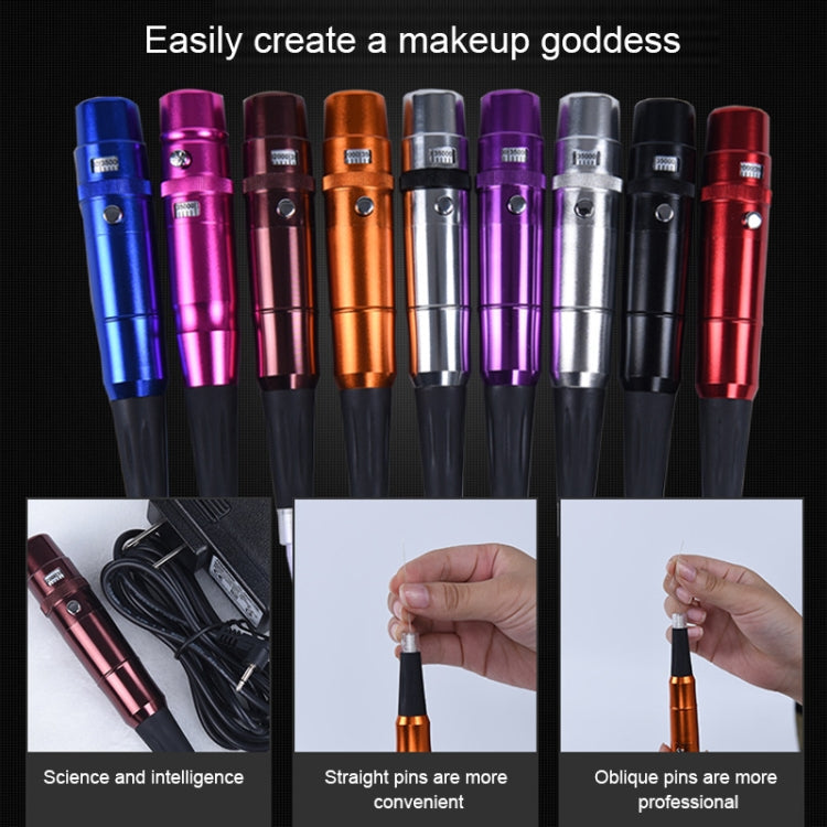 Semi-Permanent Tattoo Pen Apprentice Bleaching Lip Tattoo Eyebrow Instrument(Black)