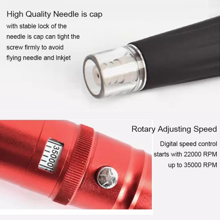 Semi-Permanent Tattoo Pen Apprentice Bleaching Lip Tattoo Eyebrow Instrument(Black)
