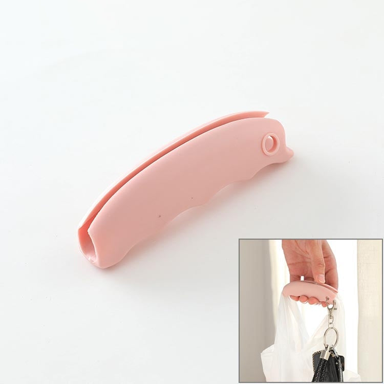 Silicone Anti-stroke Handle Effort-saving Bag Carrier Plastic Bag Shopping Bag Handle Lifter(Pink)