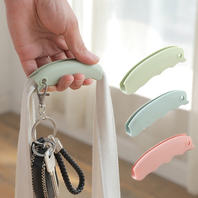 Silicone Anti-stroke Handle Effort-saving Bag Carrier Plastic Bag Shopping Bag Handle Lifter(Pink)